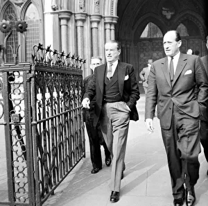 The Duke of Argyll with his solicitor Mr Eric Summer at the law courts Argyll Trust The Duke of Argyll with his solicitor Mr Eric Summer at the law courts Argyll Trust