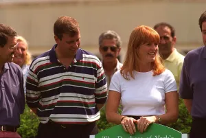 Duke and Duchess of York attend charity golf match at Wentworth to raise funds for Motor Duke and Duchess of York attend charity golf match at Wentworth to raise funds for Motor