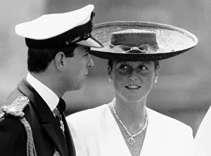 The Duke and Duchess Of York still showing signs of affection for one another July The Duke and Duchess Of York still showing signs of affection for one another July