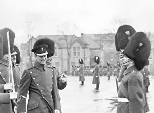 The Duke of Edinburgh. Prince Philip attends an Army engagement. February 1975 The Duke of Edinburgh. Prince Philip attends an Army engagement. February 1975