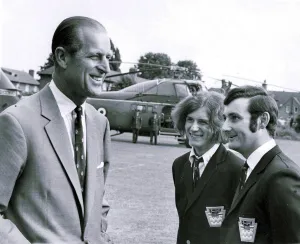 Duke of Edinburgh, Prince Philip during a visit to Bellingham Sports Ground - 21/07/1971 Duke of Edinburgh, Prince Philip during a visit to Bellingham Sports Ground - 21/07/1971