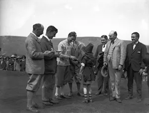 The Duke of York Evan Williams & F Hodges May 1924 at a golf tournament The Duke of York Evan Williams & F Hodges May 1924 at a golf tournament