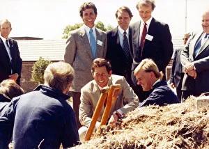 Down to earth, Prince Charles chats to the gardeners at the Botanical Gardens Down to earth, Prince Charles chats to the gardeners at the Botanical Gardens