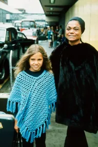 Eartha Kitt with her daughter in London May 1971 Eartha Kitt with her daughter in London May 1971