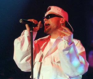 East 17 brian HArvey on stage at the SECC Glasgow 1996 East 17 brian HArvey on stage at the SECC Glasgow 1996