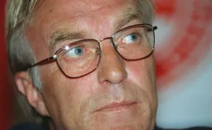 Ebbe Skovdahl manager of Aberdeen football club September 1999 Ebbe Skovdahl manager of Aberdeen football club September 1999