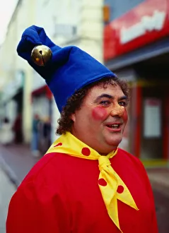 Eddie Large at opening of Sauchiehall Centre February 1988 Dresses as Noddy Eddie Large at opening of Sauchiehall Centre February 1988 Dresses as Noddy