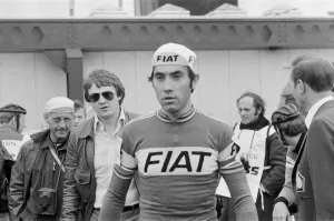 Eddy Merckx (pictured front centre wearing the FIAT sponsored shirt and cap Eddy Merckx (pictured front centre wearing the FIAT sponsored shirt and cap