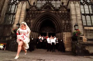 Edinburgh Festival Wedding From Hell August 1997 Photocall For Blood Wedding Edinburgh Festival Wedding From Hell August 1997 Photocall For Blood Wedding