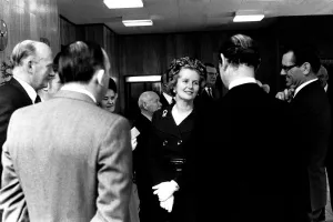 Education Minister Margaret Thatcher at Sunderland to open the Wearside College of Education Minister Margaret Thatcher at Sunderland to open the Wearside College of