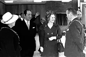 Education Minister Margaret Thatcher at Sunderland to open the Wearside College of Education Minister Margaret Thatcher at Sunderland to open the Wearside College of