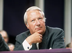 Edward Heath MP seen here at the Tory Party conference. Circa 1972 Edward Heath MP seen here at the Tory Party conference. Circa 1972