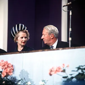 Edward Heath with Mrs Margaret Thatcher MP seen here at the Tory Party conference 1970 Edward Heath with Mrs Margaret Thatcher MP seen here at the Tory Party conference 1970