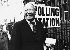 Edward Ted Heath Ex Prime Minister who took Britain into the Common Market arrives to Edward Ted Heath Ex Prime Minister who took Britain into the Common Market arrives to