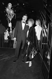 Elaine Paige and guest at the opening of The London Hippodrome nightclub Elaine Paige and guest at the opening of The London Hippodrome nightclub