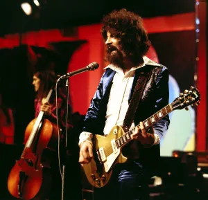 Electric Light Orchestra - Pop Group seen here during rehearsals for the BBC Electric Light Orchestra - Pop Group seen here during rehearsals for the BBC