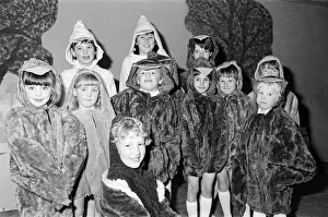 Eleven-year-old Joanne Bamforth (front) as the ugly duckling Eleven-year-old Joanne Bamforth (front) as the ugly duckling