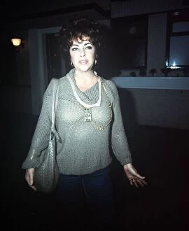 Images Dated 25th February 1982: Elizabeth Taylor Feb 1982 25 / 02 / 1982 Dame