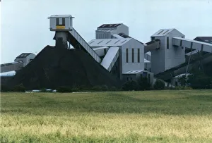 Ellington Processing Plant which was threatening pits as it stockpiled coal. August 1993 Ellington Processing Plant which was threatening pits as it stockpiled coal. August 1993