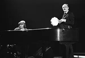 Elton John and Ray Cooper in concert at Birmingham Hippodrome. 21st April 1979 Elton John and Ray Cooper in concert at Birmingham Hippodrome. 21st April 1979
