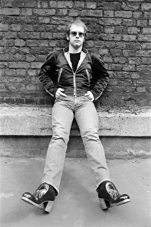 Elton John, singer and songwriter. 26th May 1972 Elton John, singer and songwriter. 26th May 1972