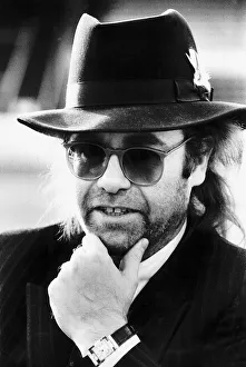 Elton John the singer and Watford FC Chairman. 12th December 1985 Elton John the singer and Watford FC Chairman. 12th December 1985