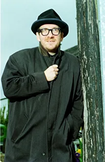 Elvis Costello singer outside local pub The Johnny Fox Mar 1999 near Dublin in Elvis Costello singer outside local pub The Johnny Fox Mar 1999 near Dublin in