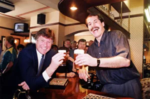 Emlyn Hughes with Jim Holton, Landlord of The Stag, Bishop Street, Coventry Emlyn Hughes with Jim Holton, Landlord of The Stag, Bishop Street, Coventry