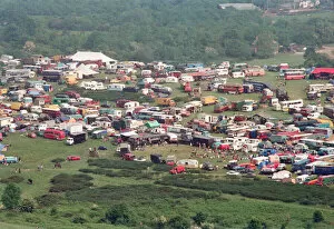 Images Dated 23rd May 1992: The encampment at Castle Morton Common near Malvern Wells in Worcestershire