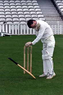 England Cricket World Cup 1999 Courtney Walsh the West Indian fast bowler delivers a ball England Cricket World Cup 1999 Courtney Walsh the West Indian fast bowler delivers a ball