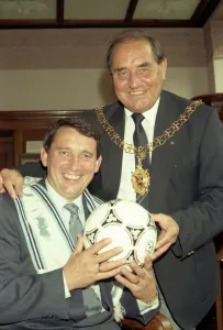 England football manager Graham Taylor was in Coventry to open the Sky Blues' England football manager Graham Taylor was in Coventry to open the Sky Blues'