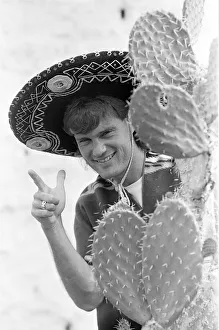 England footballer Glenn Hoddle poses as a Mexican bandit England footballer Glenn Hoddle poses as a Mexican bandit