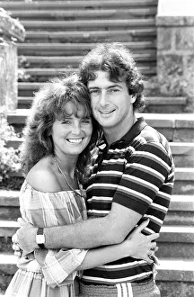 England footballer Trevor Francis in relaxed mood posing with his wife at the team hotel England footballer Trevor Francis in relaxed mood posing with his wife at the team hotel