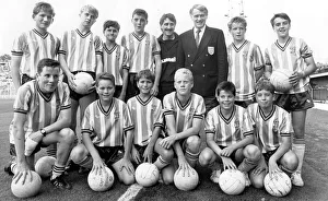England manager Bobby Robson gave these Sky Blues kids an official seal of approval at England manager Bobby Robson gave these Sky Blues kids an official seal of approval at