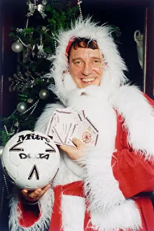 England Manager Graham Taylor seen here in the disguise of Santa Claus England Manager Graham Taylor seen here in the disguise of Santa Claus