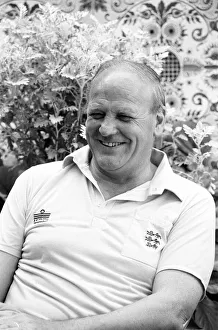 England manager Ron Greenwood in relaxed mood at the team hotel during the 1982 World Cup England manager Ron Greenwood in relaxed mood at the team hotel during the 1982 World Cup