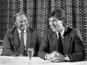 England and Manchester United skipper Bryan Robson joined the millionaire set after England and Manchester United skipper Bryan Robson joined the millionaire set after