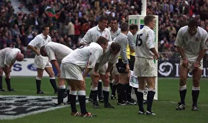 England Rugby Union Players look dejected Oct 1999 after losing to South Africa in England Rugby Union Players look dejected Oct 1999 after losing to South Africa in