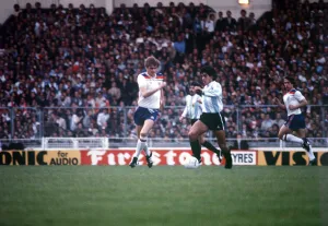 England v Argentina May 1980 Phil Neal Diego Maradona MSI England v Argentina May 1980 Phil Neal Diego Maradona MSI