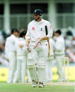 England v New Zealand Cricket 4th Test Oval 1999 Michael Atherton walks back to England v New Zealand Cricket 4th Test Oval 1999 Michael Atherton walks back to