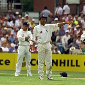 England v New Zealand Cricket Third Test August 1999 Mark Butcher the temporary Captain England v New Zealand Cricket Third Test August 1999 Mark Butcher the temporary Captain