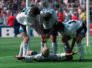 England v Scotland European Championships group match at Wembley Stadium 15th June 1996 England v Scotland European Championships group match at Wembley Stadium 15th June 1996