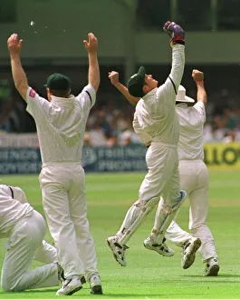England v South Africa Cricket Seccond Test Lords Mark Boucher celebrates after England v South Africa Cricket Seccond Test Lords Mark Boucher celebrates after
