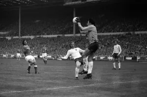 England v West Germany Football April 1972 Bobby Moore England Player in front of England v West Germany Football April 1972 Bobby Moore England Player in front of