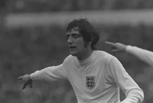 00236 Collection: England v West Germany Football April 1972 Norman Hunter England Football Player