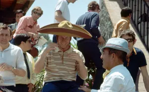 England world cup squad at the rodeo at the Olmpic village in Mexico as they relax before England world cup squad at the rodeo at the Olmpic village in Mexico as they relax before