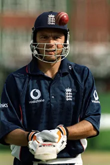 Englands Mark Ramprakash In The Cricket Nets. At Old Trafford, Manchester Englands Mark Ramprakash In The Cricket Nets. At Old Trafford, Manchester