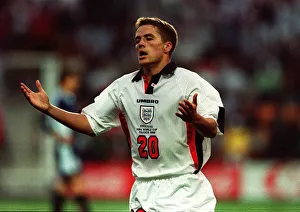 England's Michael Owen celebrates scoring against Argentina in the second round World England's Michael Owen celebrates scoring against Argentina in the second round World