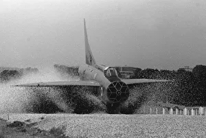 English Electric Lightning P1B Aircraft Arresting Test Jul 1968 English Electric English Electric Lightning P1B Aircraft Arresting Test Jul 1968 English Electric
