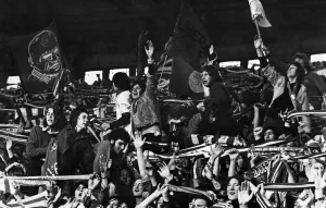 English League Division One match at Anfield. Liverpool 2 v Leeds United 0 English League Division One match at Anfield. Liverpool 2 v Leeds United 0